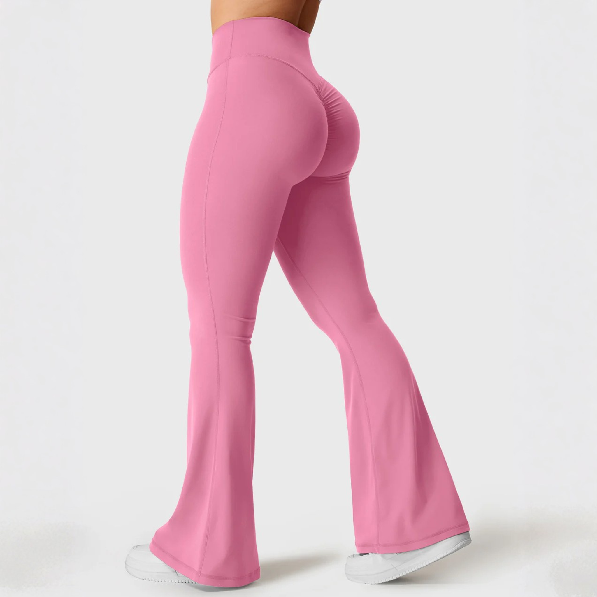 FOREVHERSOFT™ V-Wrap Flare Leggings