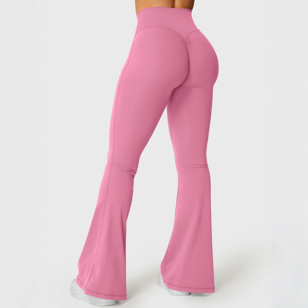 FOREVHERSOFT™ V-Wrap Flare Leggings